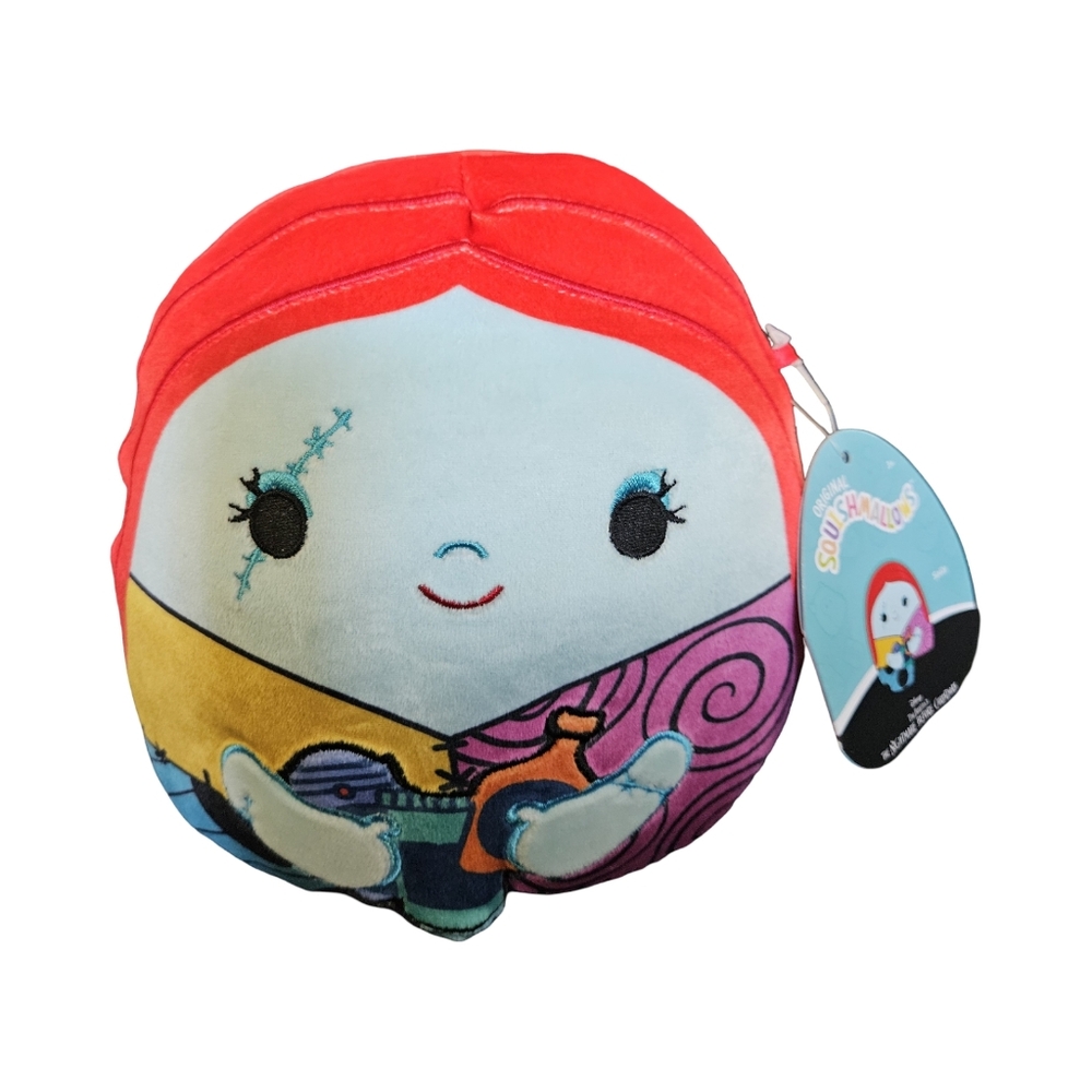 NWT Squishmallows Sally from Nightmare Befor Christmas Red and Blue Plush Toy